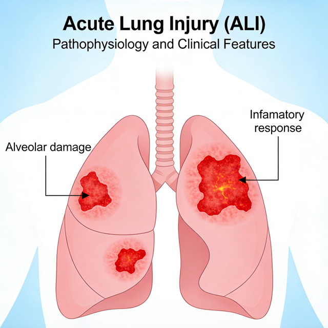 小鼠急性肺损伤 (ALI) 模型